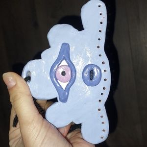 abstract earring holder